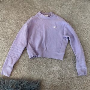 Champion Urban outfitters exclusive mock neck cropped sweatshirt